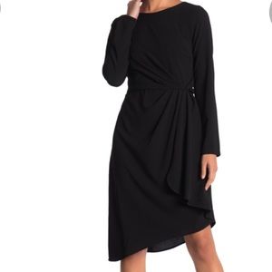 NWT Julia Jordan Black Crepe Dress Size 12